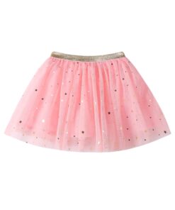 Baby Kids Girls Princess tutu Skirts Stars Glitter Sequins Party Dance Ballet Skirts Children Chiffon jupon tulle femme #10F