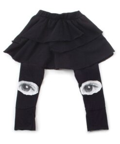 Tonytaobaby New Winter Style Baby Girl with Plush Eyes Bottom Pants Toddler Girl Winter Clothes
