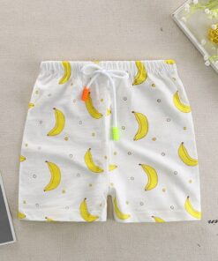 Girls Shorts Summer Shorts For Boys Cotton Kids Shorts Children Beach Shorts Clothes Flamingos Toddler Baby Clothing Pants