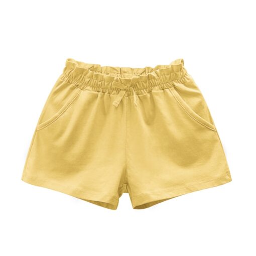 Baby Girls Shorts Kid Short Pants Casual Pants Solide Lace Cotton and Tingle Pants Summer Travel Beach Short new 2020