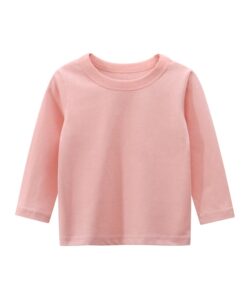 100% Cotton Long Sleeves Kids T Shirt Boys Girls Toddler Infant Baby Clothing Casual T-Shirts Tops Tees Shirt Child Clothes