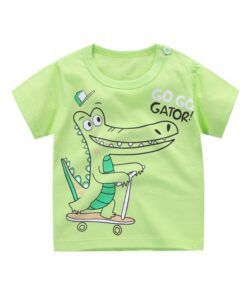 Girls 6M-5Y summer T-Shirts short sleeve Tees Kids Children Casual Cartoon Unisex cotton T-Shirts Boy baby clothes girls tops
