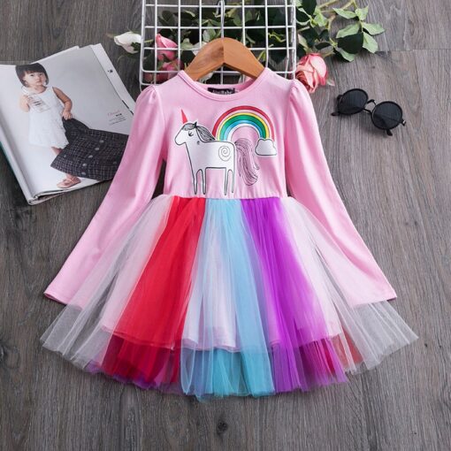 Dot Long Sleeve Dress For Girls Clothing Baby Girl Clothing Teenager School Daily Wear Kids Casual Clothes Vestido Infantil 8T