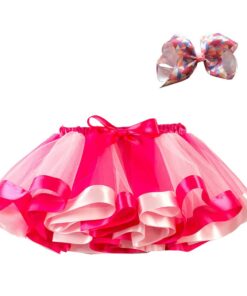 2020 Summer Colorful Pettiskirt Children Party Girls Skirt Kids Birthday Mini tutu Skirt Toddler Girls Unicorn Skirt Clothing