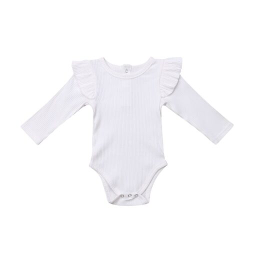 Baby Girl Rompers Autumn Princess Newborn Baby Clothes For 0-2Y Girls Boys Long Sleeve Jumpsuit Kids Baby Outfits Clothes