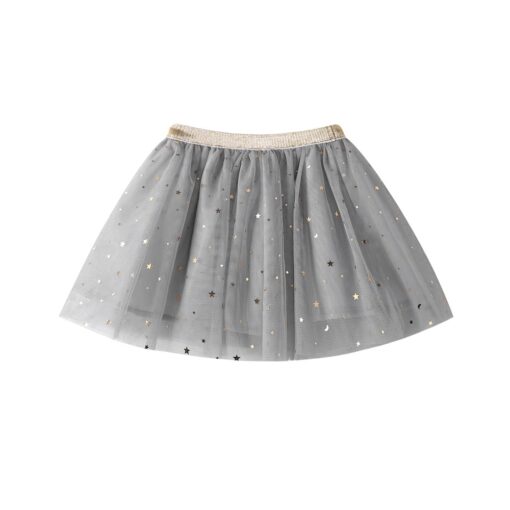 Baby Kids Girls Princess tutu Skirts Stars Glitter Sequins Party Dance Ballet Skirts Children Chiffon jupon tulle femme #10F