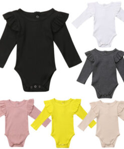 Baby Girl Rompers Autumn Princess Newborn Baby Clothes For 0-2Y Girls Boys Long Sleeve Jumpsuit Kids Baby Outfits Clothes
