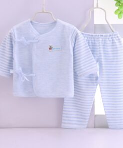 HIPAC Newborn Baby Infant Clothes Set Cotton Baby Boys Girls Tops+Pants Suits Cute Cartoon Baby Underwear All Season Style