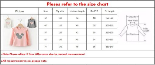 Child Little Baby Girls Clothes T-Shirt Cartoon Mouse Tees Tops New Year 2020 Kids TShirt Spring Cotton Soft Long Sleeve Outfits