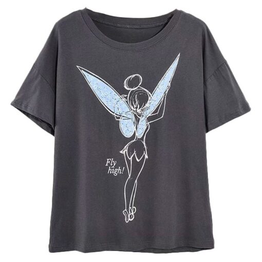 Disney Cartoon Cotton T-Shirt Women 2020 Summer Casual Mickey Mouse Daisy Duck Tshirt Women Vintage Streetwear Tee Tops T-Shirts