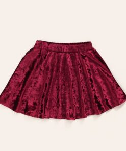 Micol Emilly Fashion Short Kilts Suede Skirts Princess Skirt for 1-7 Years Old Baby Girls Winter Autumn Spring