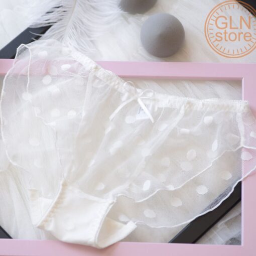 New style women underwear panties sexy mesh lace underwear briefs Japanese bow girl lace sweet low waist shorts 223