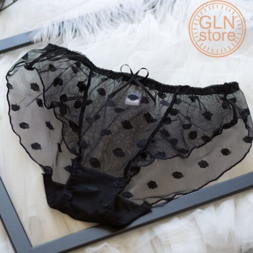 New style women underwear panties sexy mesh lace underwear briefs Japanese bow girl lace sweet low waist shorts 223