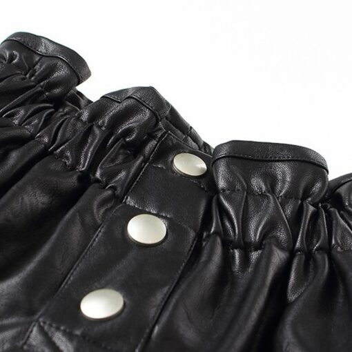 2020 New autumn winter Kids faux leather Shorts pants For Girls baby Princess Children 6 8 10 12 years