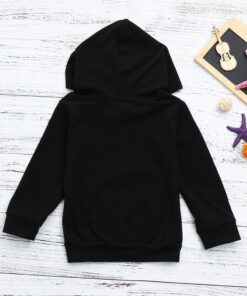 Toddler Kids Baby Boys Hooded Sweatshirts Infant Letter Hoodies Top Long Sleeves Casual Cotton Clothes Sweatshirt Autumn Winter