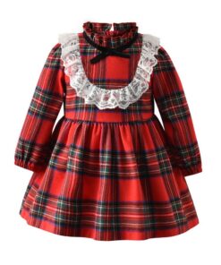 My First Christmas Baby Girls Dress Autumn Winter Kids Dresses For Girl 2020 Long Sleeve Little maid Costume new Year's gift D30