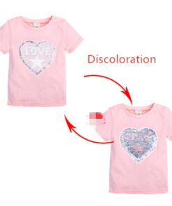 Changing Color and Pattern Switchable Sequins Boys TShirts Kid Fashion Marvel Hero T Shirt Children Top Clothes Summer