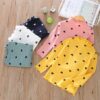 Children Long Sleeves Bottoming Shirt T-Shirt Newborn Infant Kawaii Heart-Shaped High Collar Clothing Toddler Winter Warm Tops
