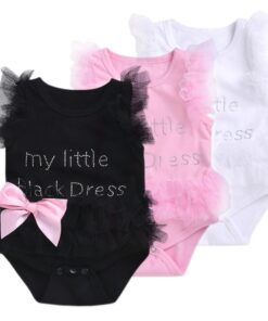 Infant Girls Bodysuits No Sleeve Baby Clothes Summer Newborn Baby Clothes Kawaii Outfit Infant Short sleeve Daddy Cute Gift New