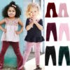 Baby Girls Bottom Velvet Pants Kid Long Flare Trousers Legging