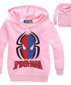 New 2019 hoodie base pink print hoodie for kids yellow boy/girl loose-fitting hoodie trend