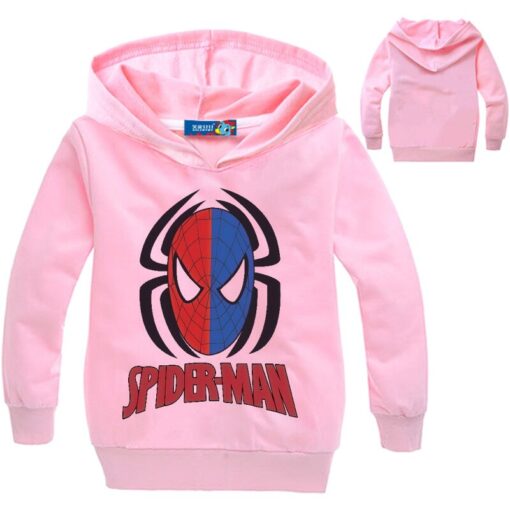 New 2019 hoodie base pink print hoodie for kids yellow boy/girl loose-fitting hoodie trend