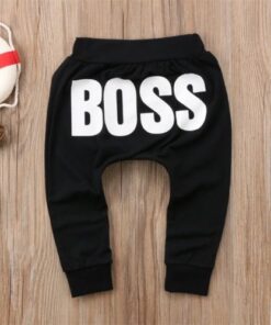 Baby Boys Girls Kids Harem Pants Toddler Kids Sweatpants Joggers Elastic Bottoms