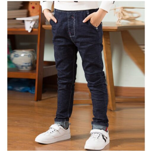 High Quality Autumn Spring Baby Jeans For Boys Pants Kids Clothes Cotton Casual Children Teenager Denim Trousers Boys Clothes