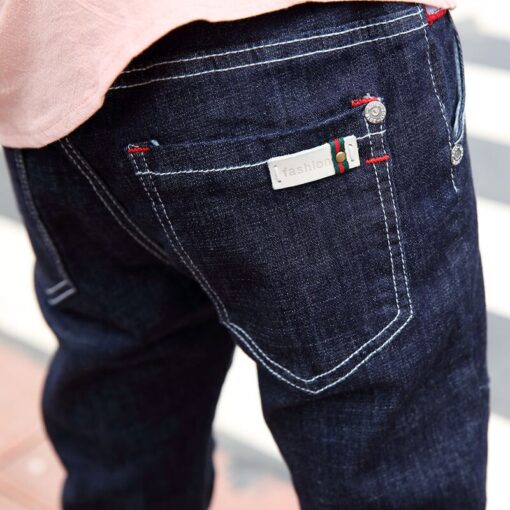 High Quality Autumn Spring Baby Jeans For Boys Pants Kids Clothes Cotton Casual Children Teenager Denim Trousers Boys Clothes