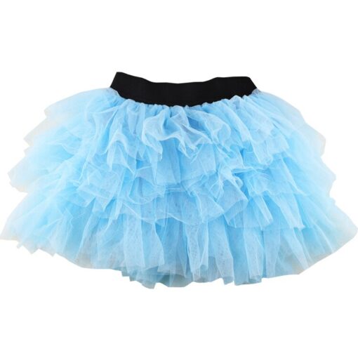 Wennikids Baby Girl Candy Color Half-length Tulle Tutu dance Skirt cute Solid Color Fashion pettiskrit 3-8 years