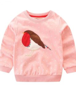 Little maven 2-7Years Autumn New Kids Baby Girl Rabbit Pattern Sweatshirts For Kids Children's Fall Clothes Warm Cardigan Menina