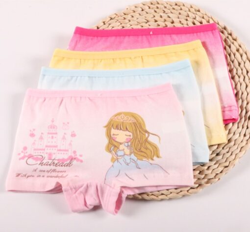 4pcs/lot Cute Pants For Girls Cotton Child's Underwear Boxer Cotton Children's Pants Kids Shorts For Girls Clothing