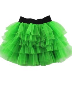 Wennikids Baby Girl Candy Color Half-length Tulle Tutu dance Skirt cute Solid Color Fashion pettiskrit 3-8 years