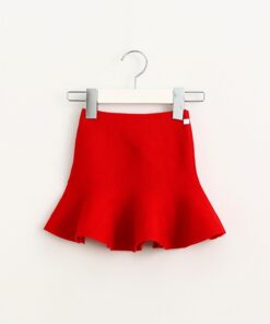 Adorable pleated tutu skirt children winter clothes warm cozy knitting bottoming skirt toddler baby girls clothing 2-6Yrs