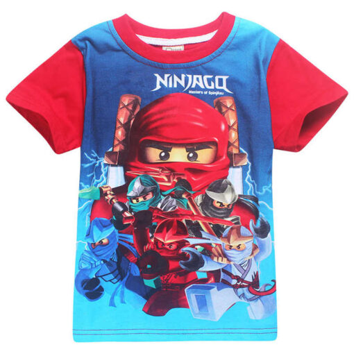 Boys T-shirts 2020 Summer Kids Ninjago T Shirts Cotton Top Tees Boys Girls tshirt Costume Boys Clothes Children Clothing 3-10y