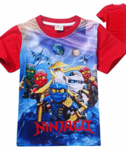 Boys T-shirts 2020 Summer Kids Ninjago T Shirts Cotton Top Tees Boys Girls tshirt Costume Boys Clothes Children Clothing 3-10y