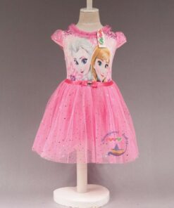 Customs Fashion Girls Children Clothes Anna Elsa Dress Girl Baby Elza Dresses For Girl's Kids Princess Infantis 2-10 years old