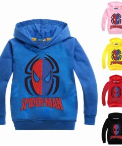 New 2019 hoodie base pink print hoodie for kids yellow boy/girl loose-fitting hoodie trend