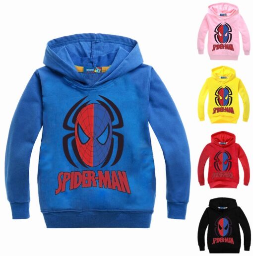 New 2019 hoodie base pink print hoodie for kids yellow boy/girl loose-fitting hoodie trend