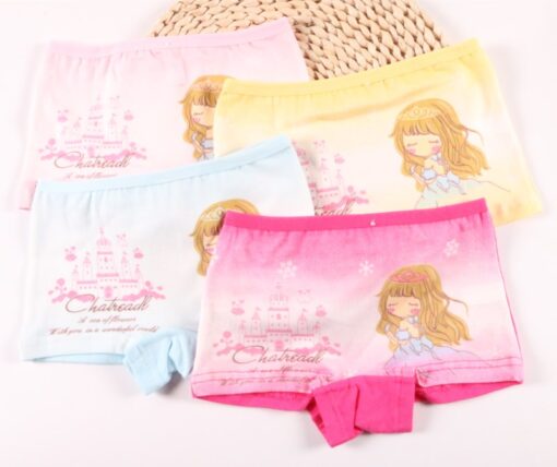 4pcs/lot Cute Pants For Girls Cotton Child's Underwear Boxer Cotton Children's Pants Kids Shorts For Girls Clothing