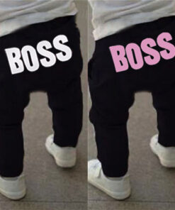 Baby Boys Girls Kids Harem Pants Toddler Kids Sweatpants Joggers Elastic Bottoms