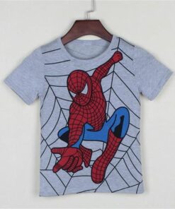 New children t shirts, Popular Hero Print Kids Baby Boy Tops Short Sleeve T-Shirt Summer Tee free shipping