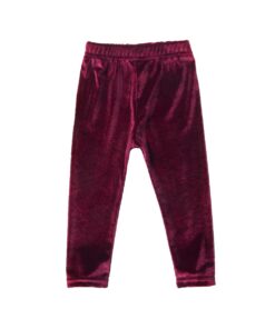 Baby Girls Bottom Velvet Pants Kid Long Flare Trousers Legging