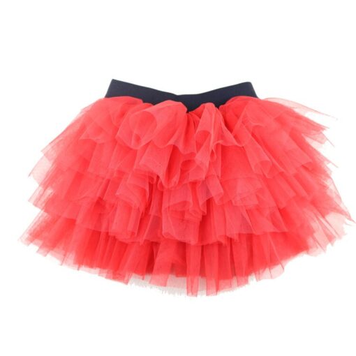 Wennikids Baby Girl Candy Color Half-length Tulle Tutu dance Skirt cute Solid Color Fashion pettiskrit 3-8 years