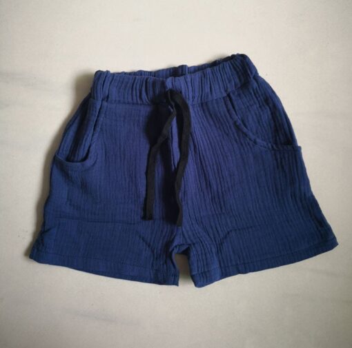 2020 Fashion Boy Clothes Girls Pants Kids Summer Trousers Children Pants for Baby Boys Shorts beach cheap solid linen 90~130