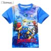 Boys T-shirts 2020 Summer Kids Ninjago T Shirts Cotton Top Tees Boys Girls tshirt Costume Boys Clothes Children Clothing 3-10y