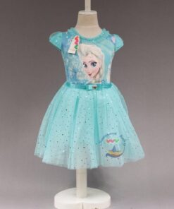 Customs Fashion Girls Children Clothes Anna Elsa Dress Girl Baby Elza Dresses For Girl's Kids Princess Infantis 2-10 years old
