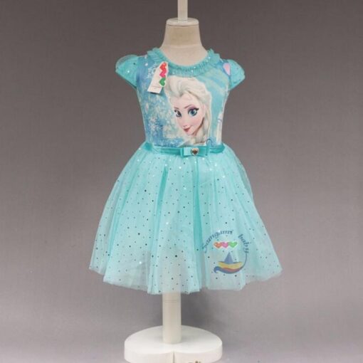 Customs Fashion Girls Children Clothes Anna Elsa Dress Girl Baby Elza Dresses For Girl's Kids Princess Infantis 2-10 years old