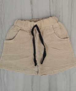 2020 Fashion Boy Clothes Girls Pants Kids Summer Trousers Children Pants for Baby Boys Shorts beach cheap solid linen 90~130