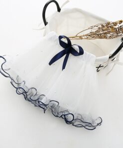 1-6T Girls Baby Ballet tutu Skirts Pink Gray Short Cake Skirt Wavy Infant Pearl children Princess tule rok Baby Skirts meisjes